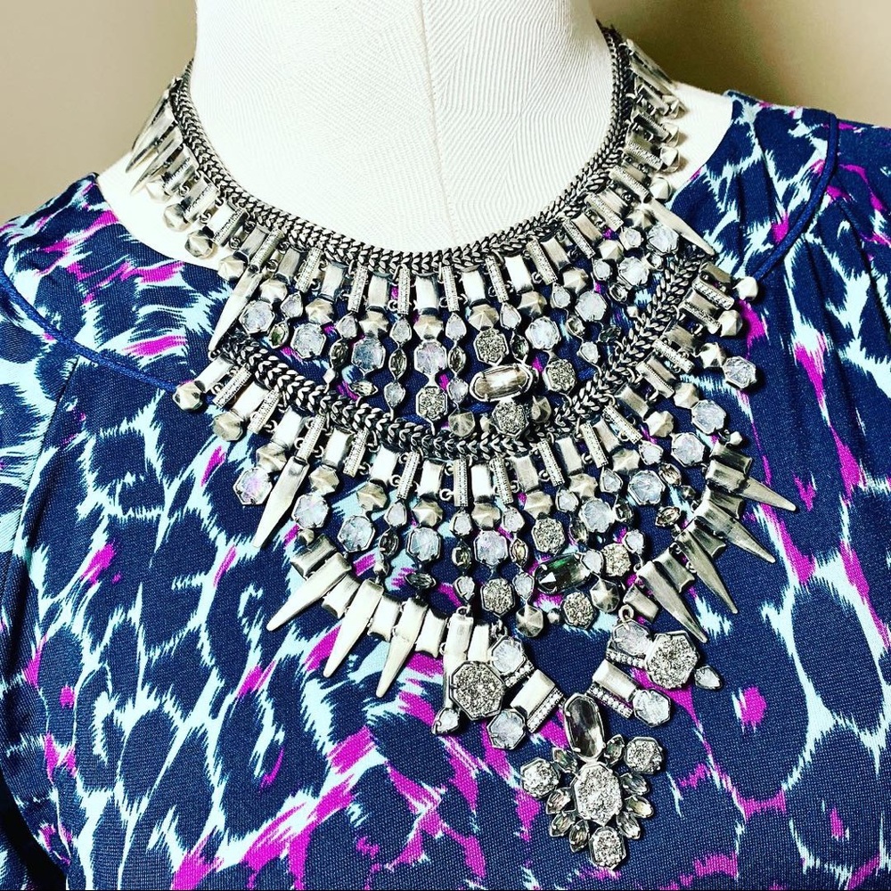Kendra Scott Serayah Colorful Statement Necklace NEW
